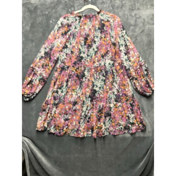 Vince Camuto Dress Woman’s Sz XS Multicolor Floral Lightweight Three Tier Mini - Picture 13 of 13